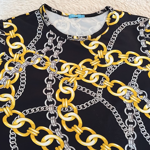 J McLaughlin Black be With Good Chain Top - Picture 5 of 7